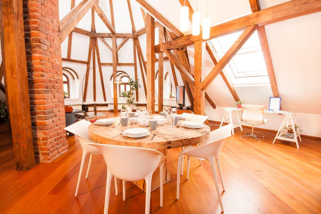 شقة Luxury Loft براغ المظهر الخارجي الصورة