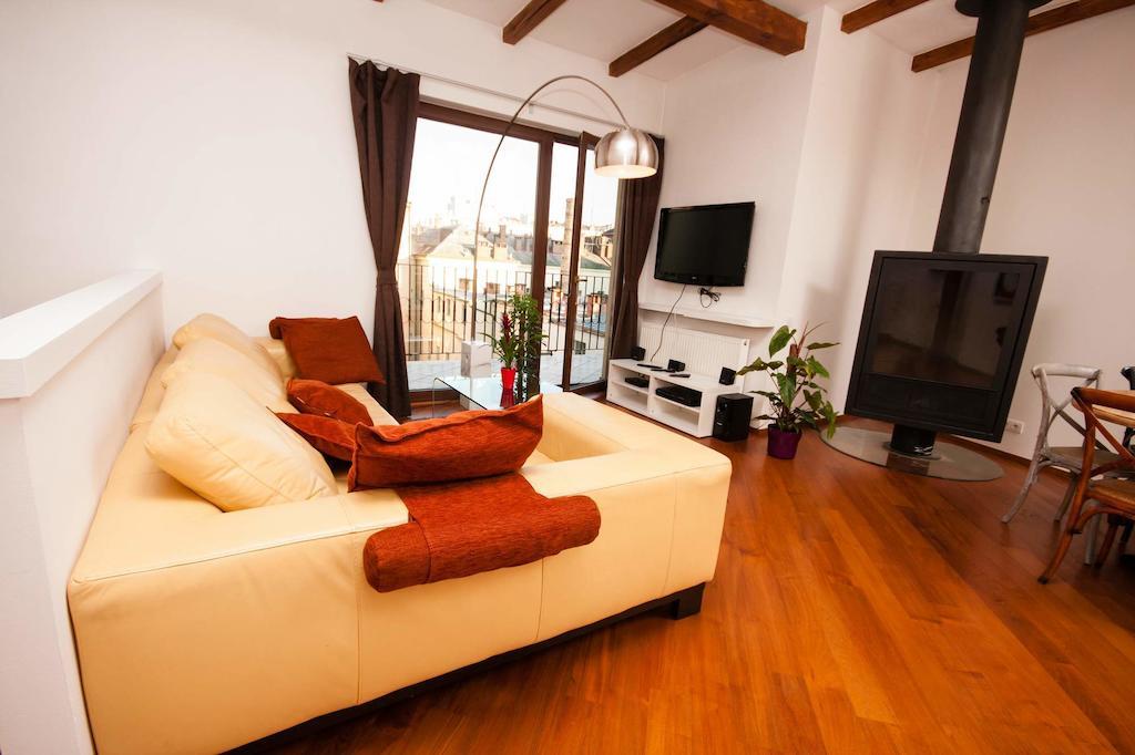 شقة Luxury Loft براغ الغرفة الصورة