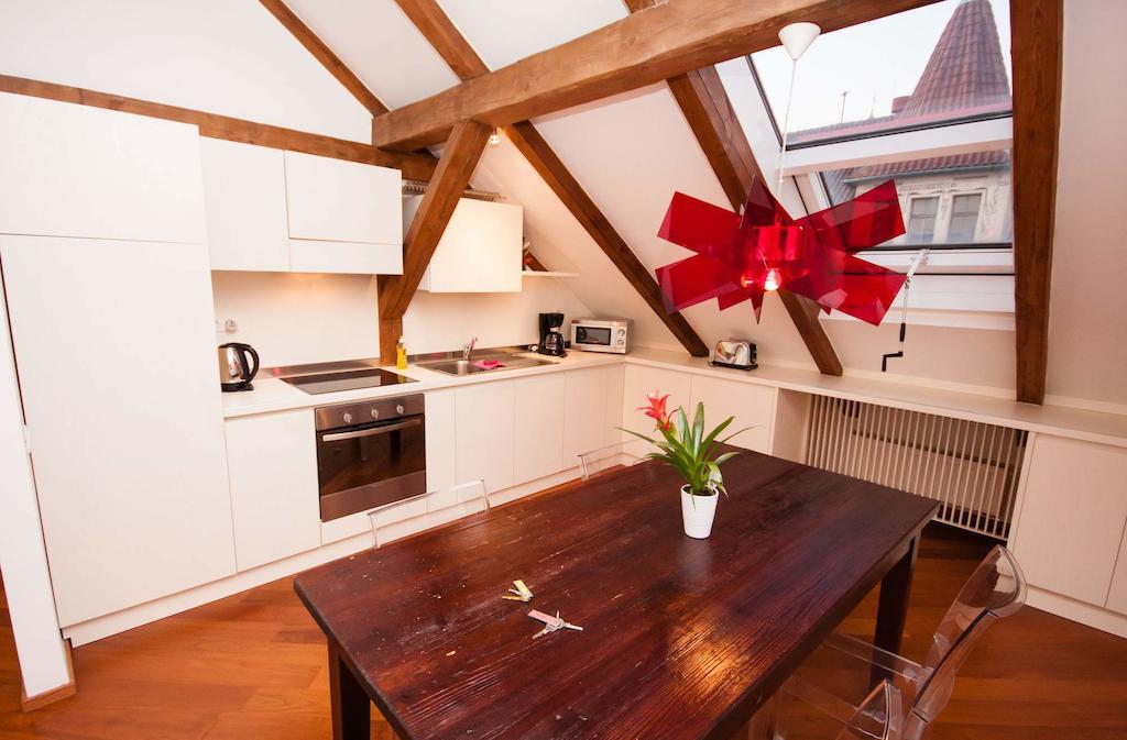شقة Luxury Loft براغ الغرفة الصورة